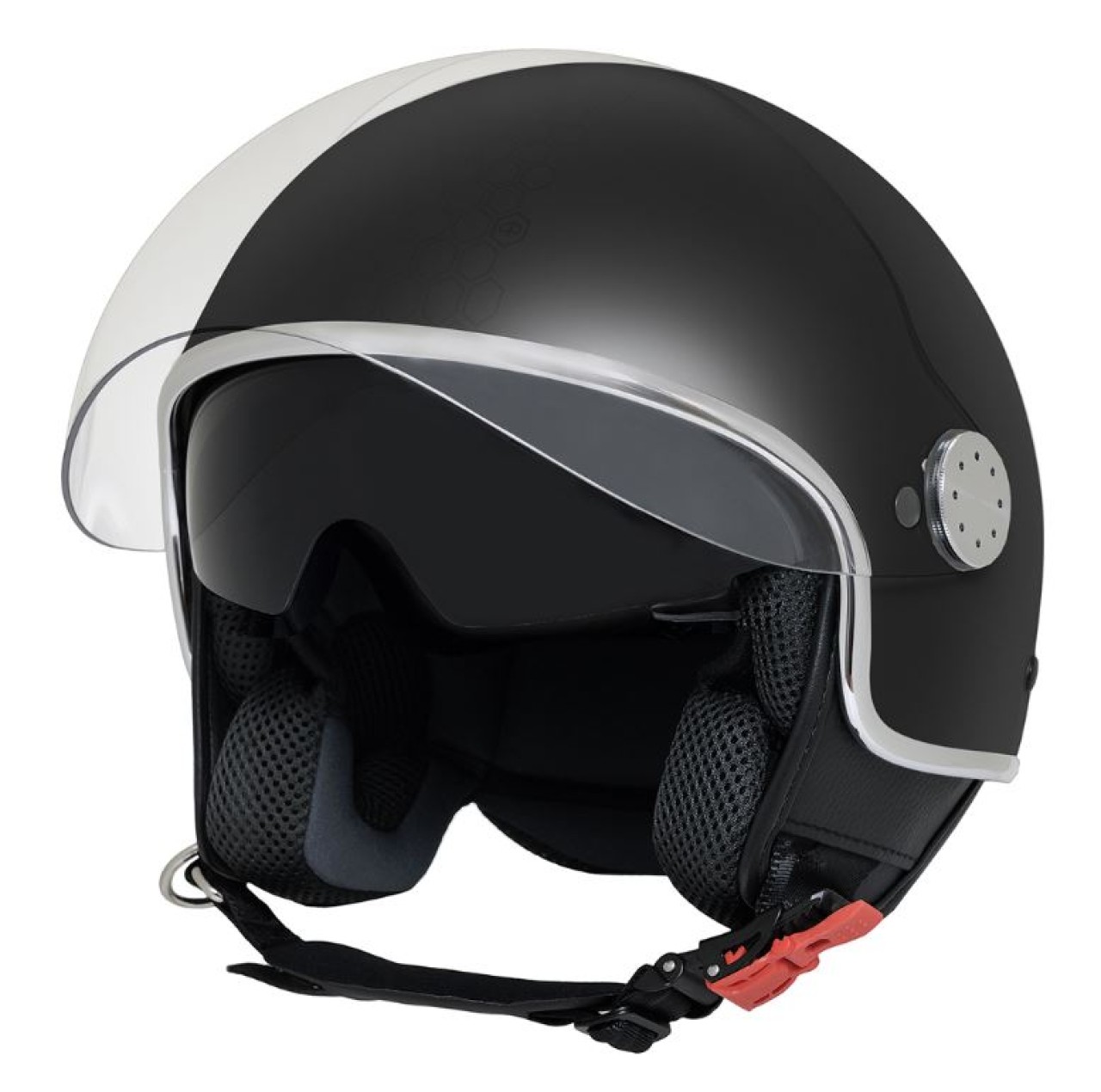 Piaggio PFJ Mirror Jethelm schwarz matt - S