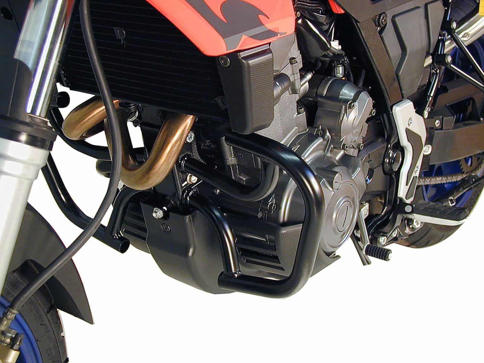 Motorschutzbügel schwarz für Aprilia Pegaso 650 Strada/Trail (05-09) Hepco & Becker