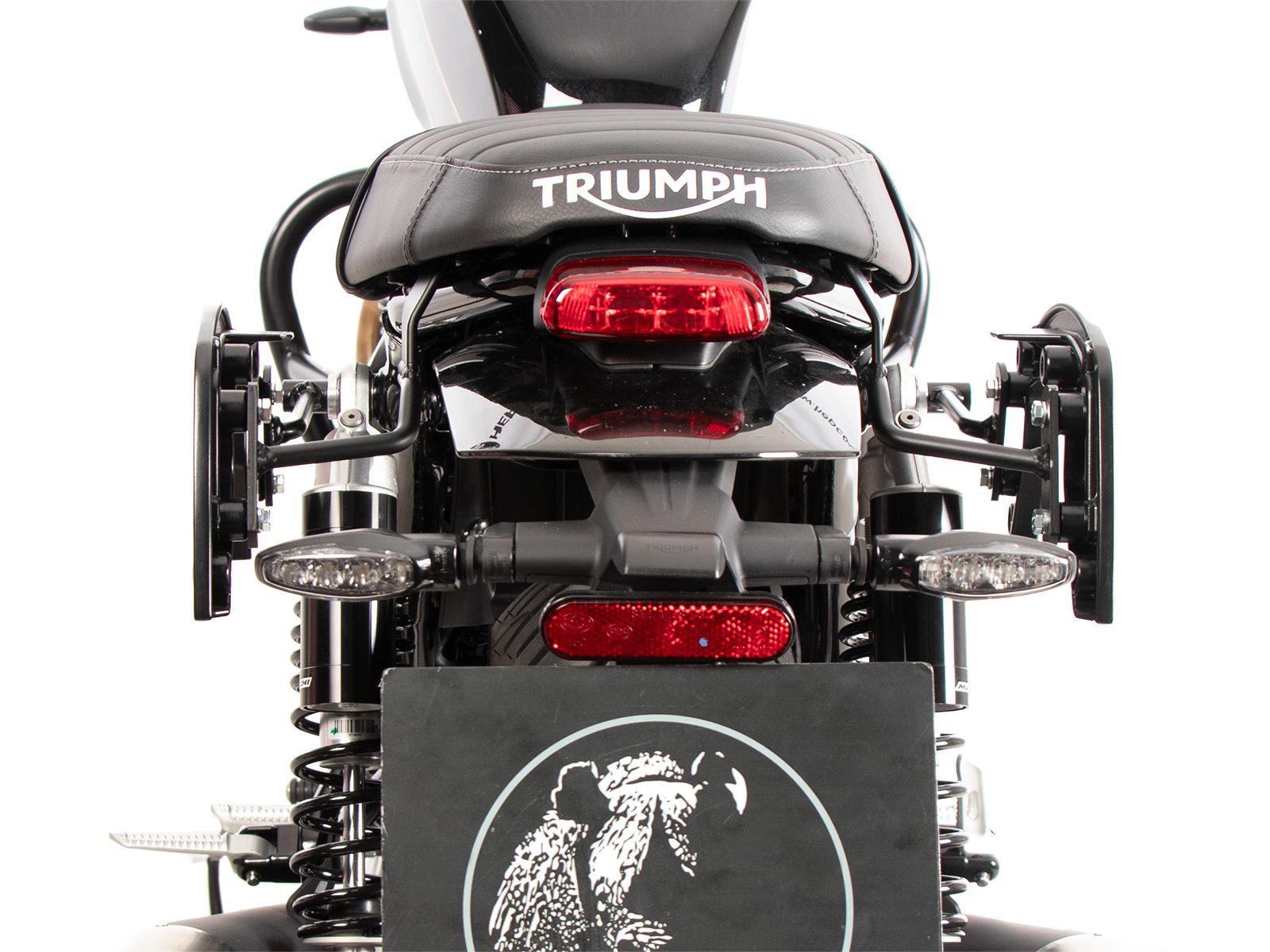 C-Bow Seitenträger schwarz für Triumph Speed Twin 900 (25-) Hepco & Becker