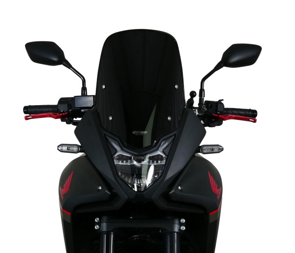 MRA Tourenscheibe "TM" schwarz für Honda XL 750 Transalp (23-)