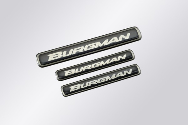 Schriftzug "Burgman" für Suzuki Burgman AN650 BJ. 2013-2017/ Burgman AN650 BJ. 2007-2012/ Burgman AN