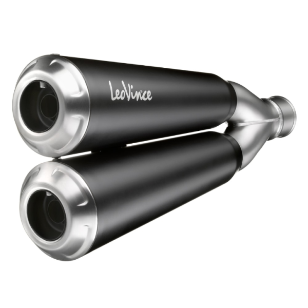 LeoVince Komplettanlage GP Duals für Yamaha MT-09, schwarz, Euro4, E-Gutachten