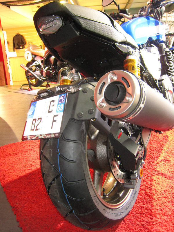 Access Design Kennzeichenhalter Hinterrad für Yamaha MT-07 Tracer in  schwarz
