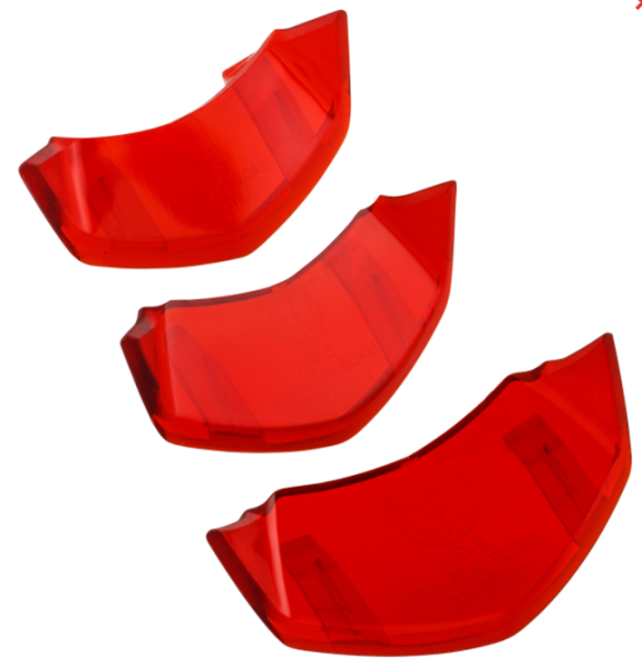 Kaskadeneinsatz rot transparent für Vespa Primavera/​Sprint 50-150ccm ('18-)