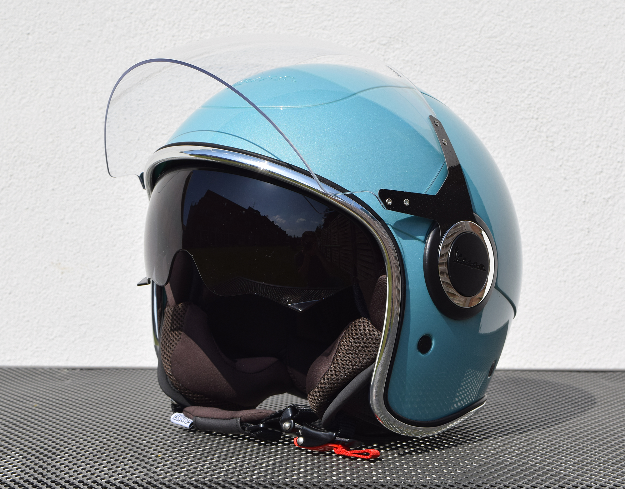 Vespa VJ Helm 70 Jahre Edition Blau | RWN-Moto.de | Motorrad-Zubehör
