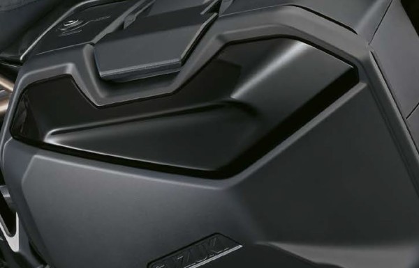 Seitenkofferdeckel Abdeckung Set schwarz für Suzuki GSX-S 1000 GT (21-) Original
